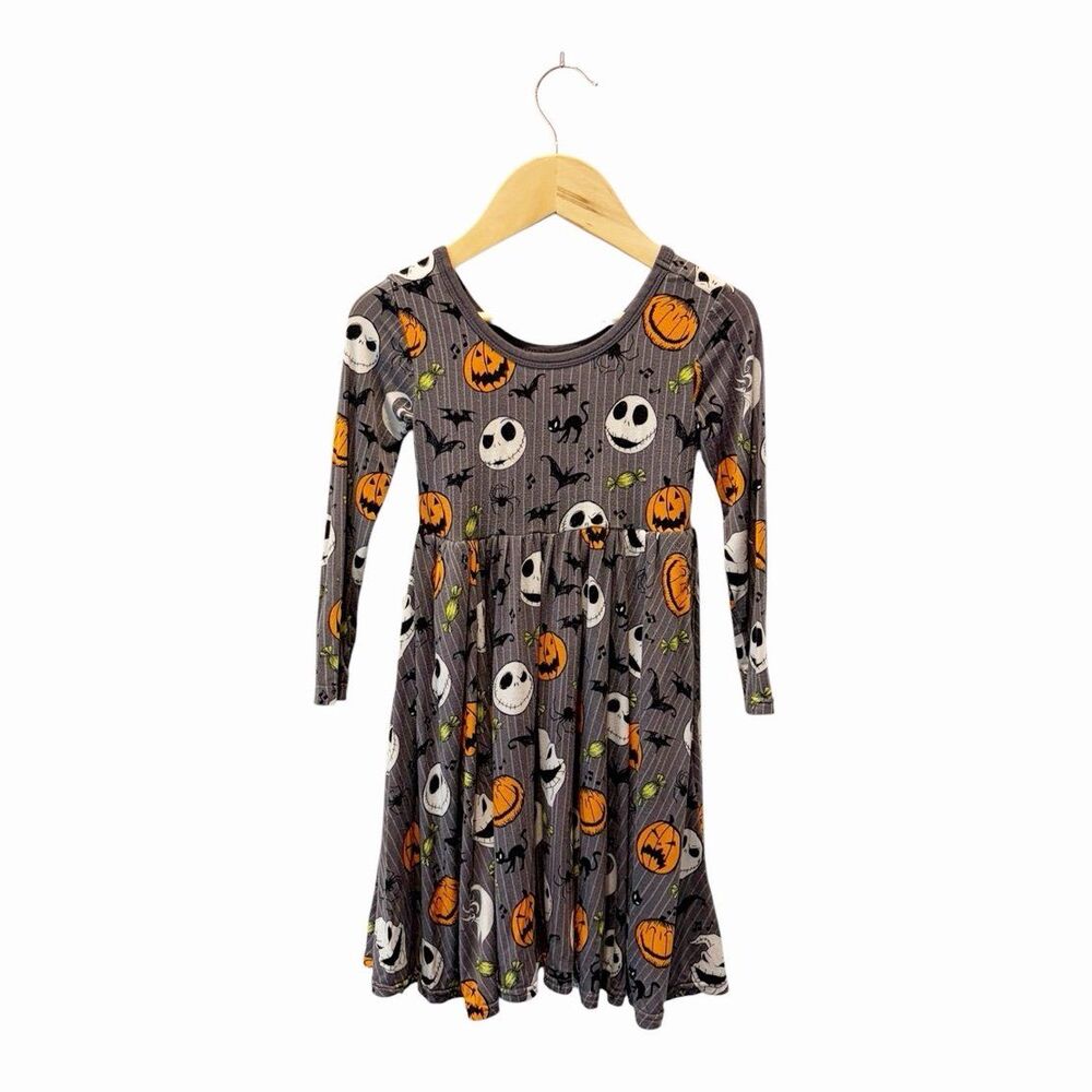 Little Sleepies Disney Nightmare Before Christmas Dress 3T Jack Halloween Bamboo